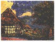 Ernst Ludwig Kirchner House on Fehmarn Germany oil painting artist